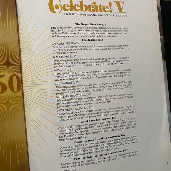 Celebrate! Jubilee edition the annual for cake decorators by Wilton - Picture 4 of 7